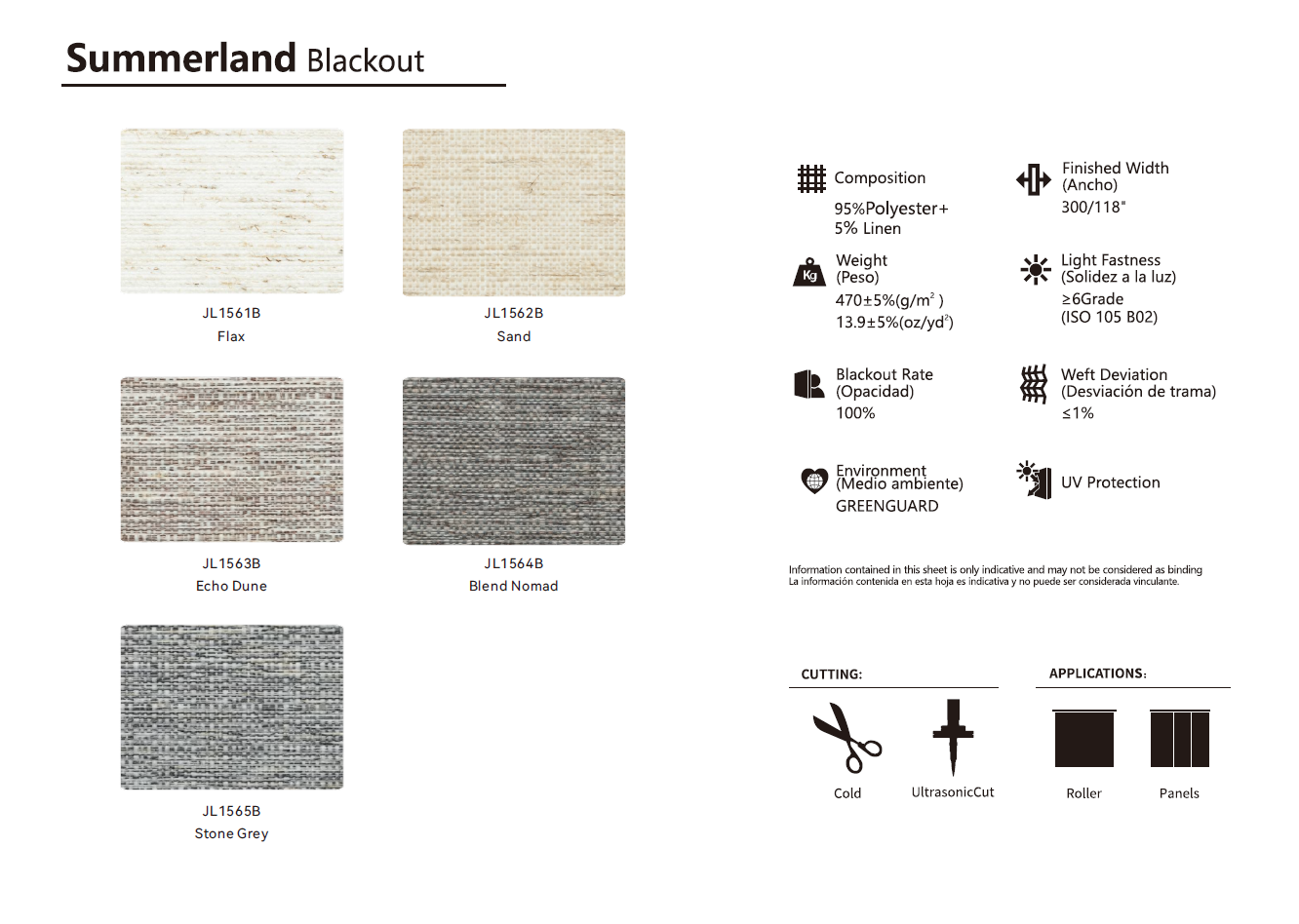 Roller & Solar Shades Samples