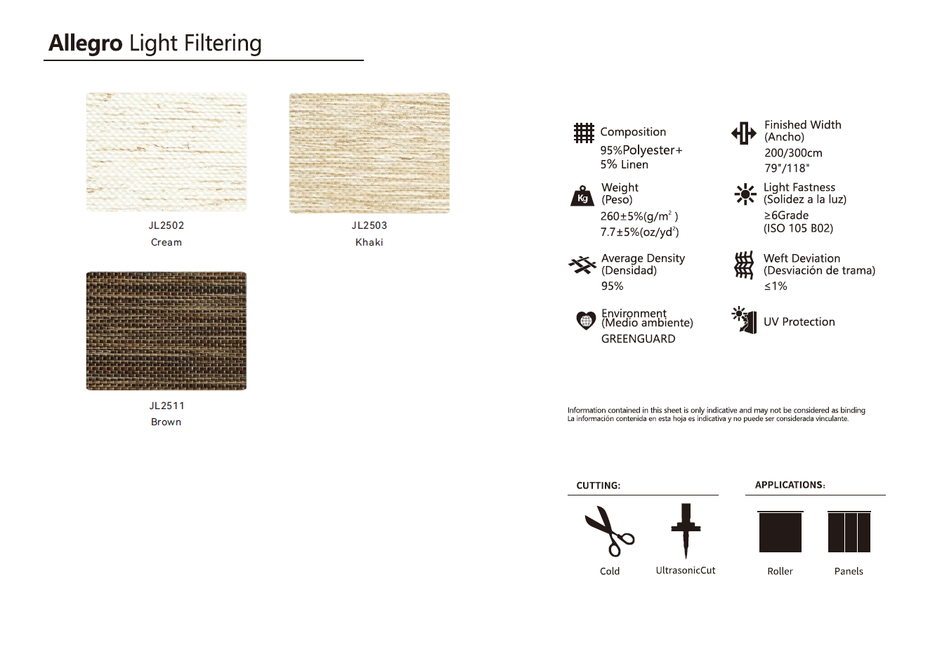 Roller & Solar Shades Samples