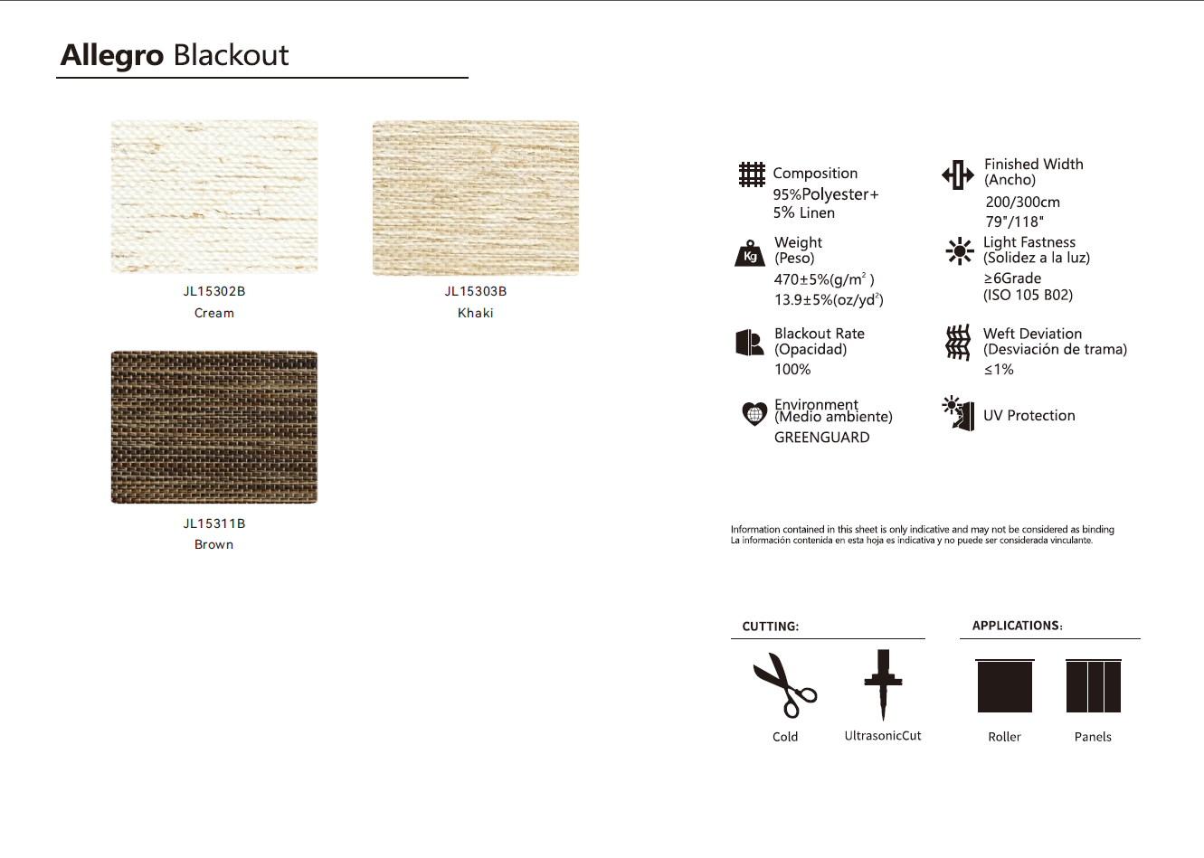 Roller & Solar Shades Samples
