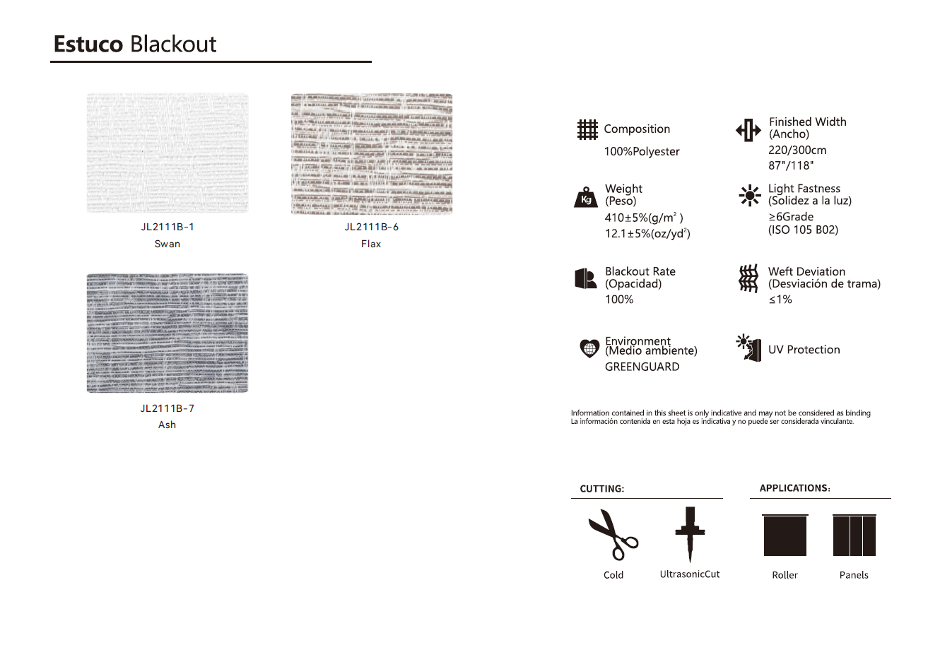 Roller & Solar Shades Samples