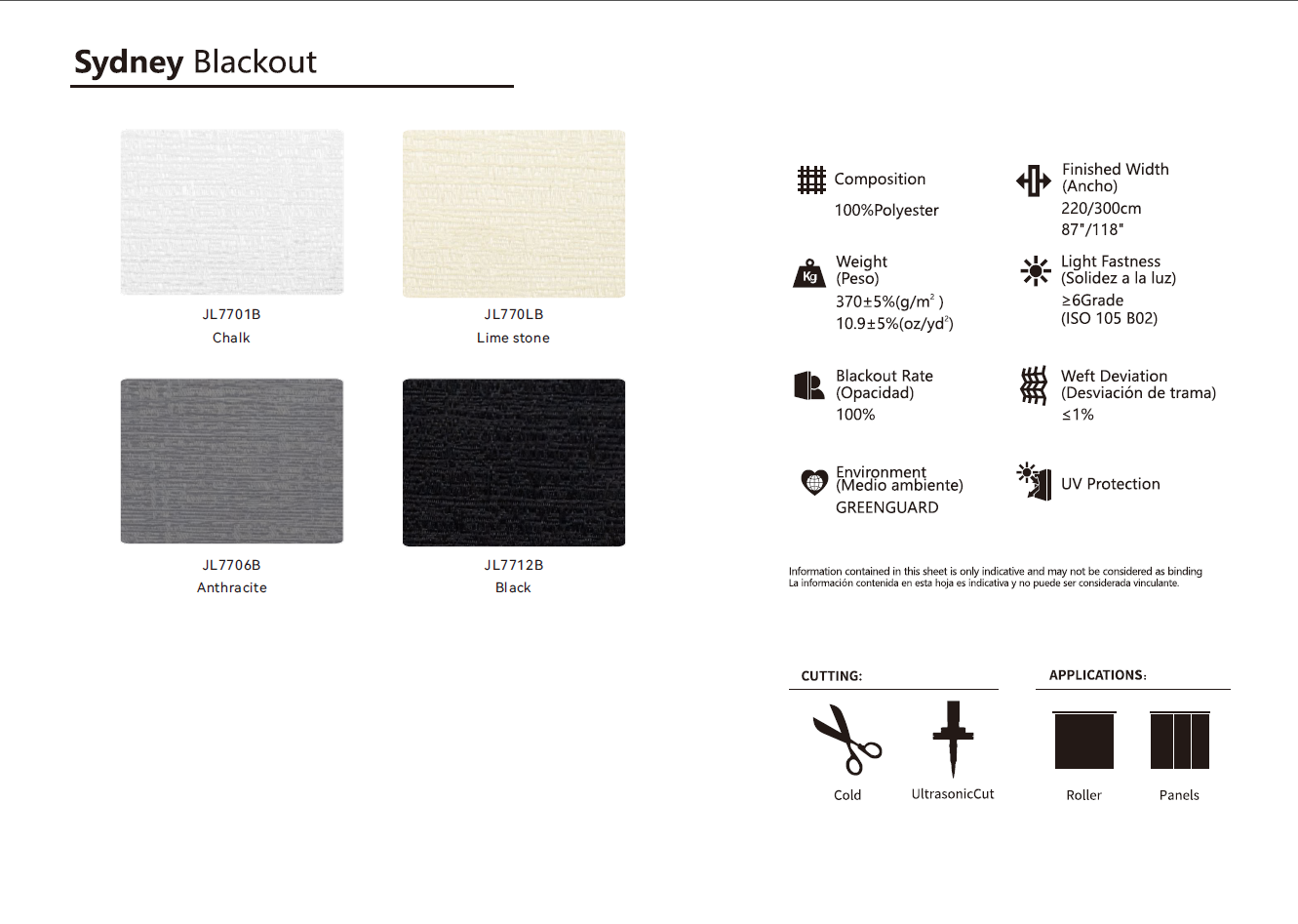 Roller & Solar Shades Samples
