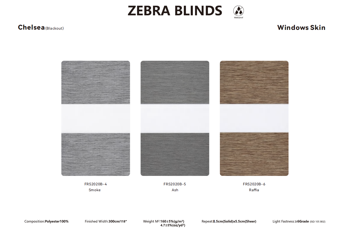 Zebra Blinds Samples
