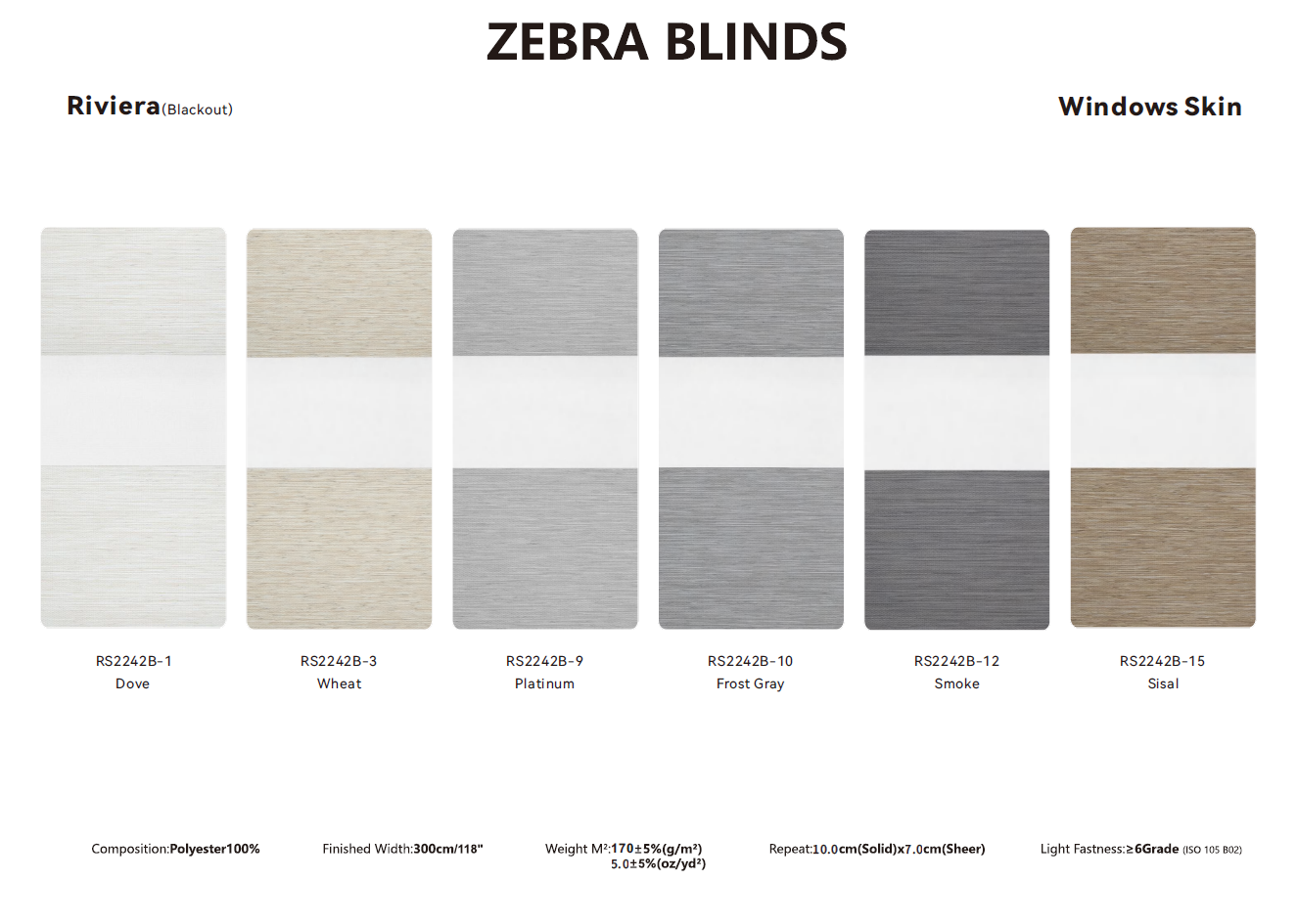 Zebra Blinds Samples
