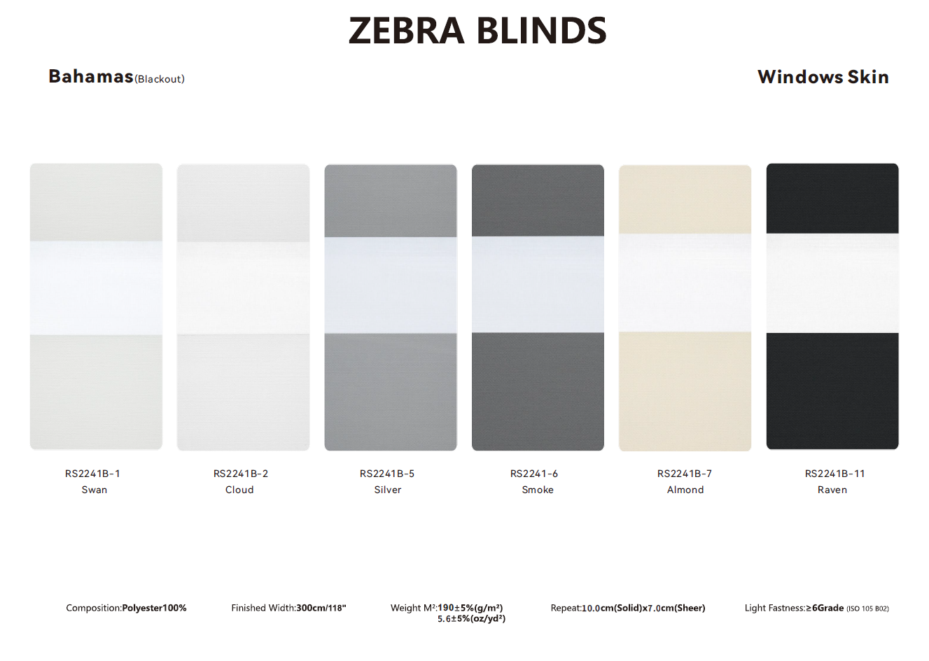 Zebra Blinds Samples