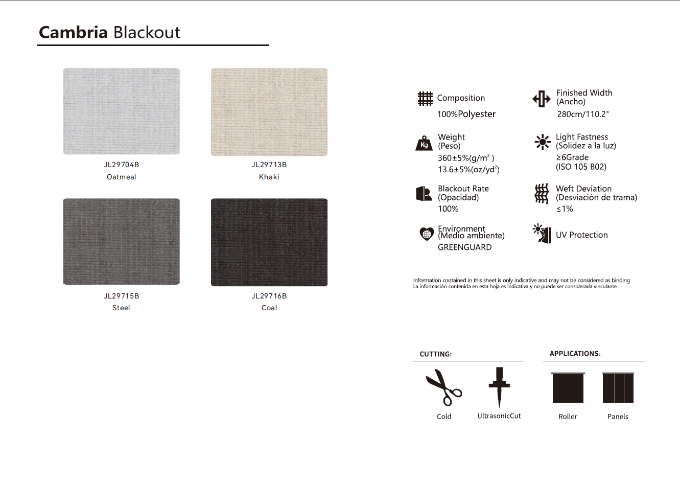 Roller & Solar Shades Samples