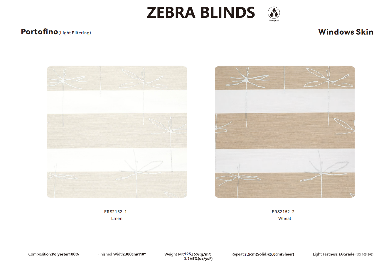 Zebra Blinds Samples