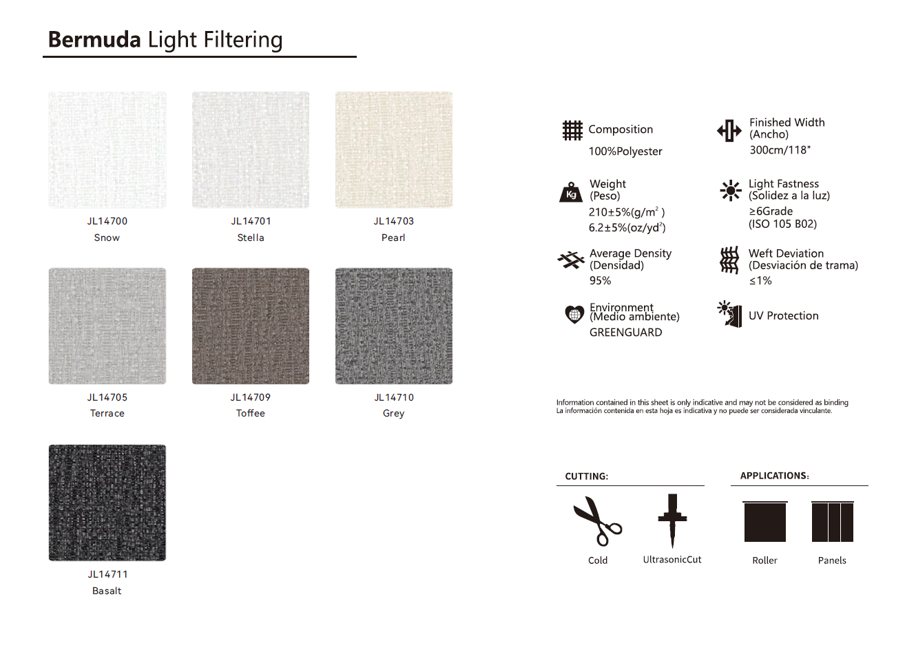 Roller & Solar Shades Samples