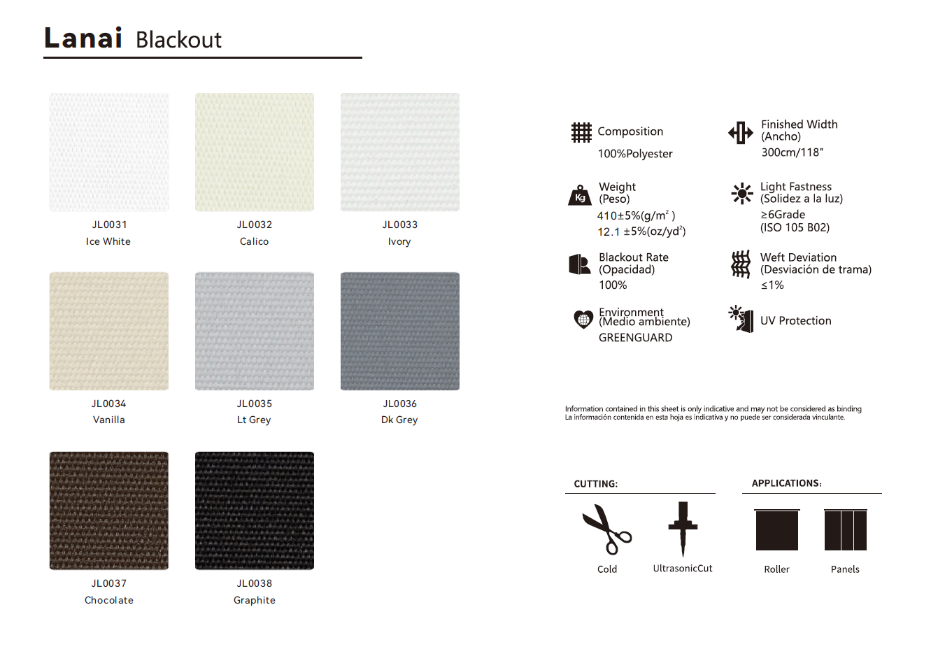 Roller & Solar Shades Samples