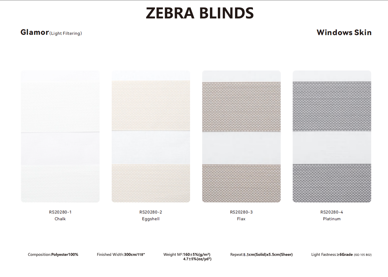Zebra Blinds Samples