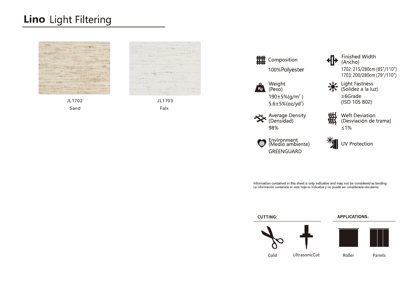 Roller & Solar Shades Samples